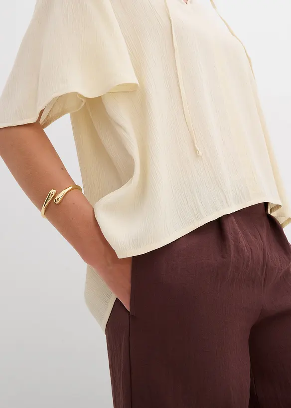 Blusetunika med vingeermer, bonprix