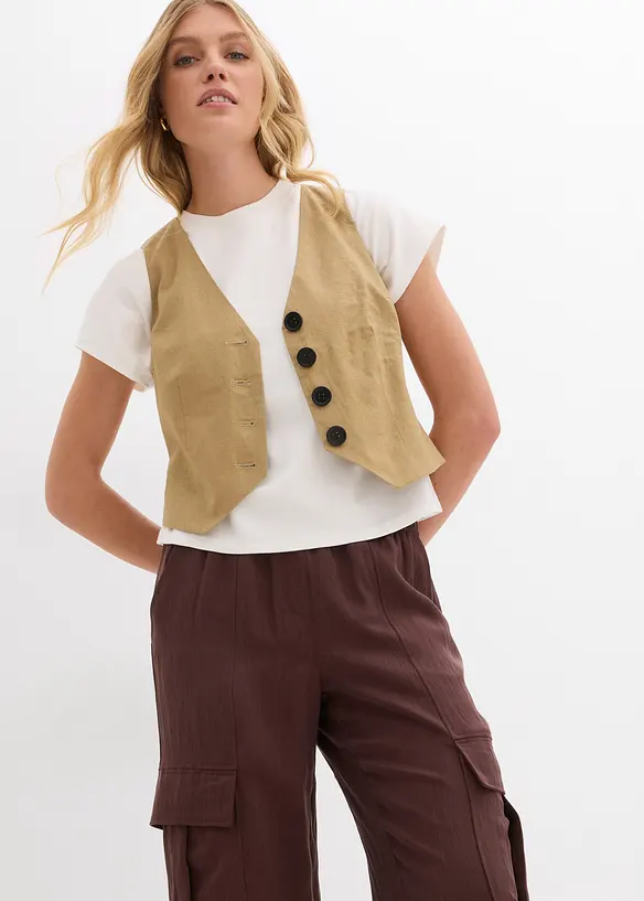 T-skjorte i 100% økologisk bomull, bonprix