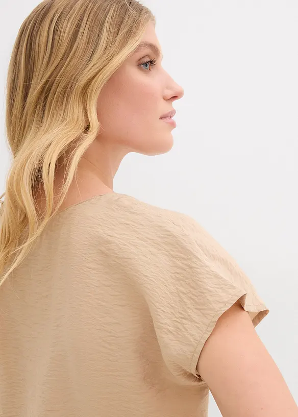 Blusetunika i lett viskosemiks, bonprix
