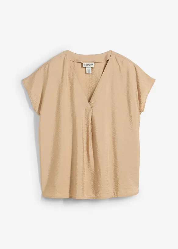 Blusetunika i lett viskosemiks, bonprix