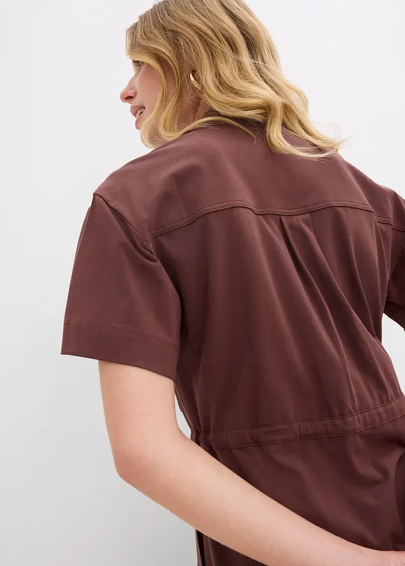 Jerseykjole i bomull med elastan, bonprix