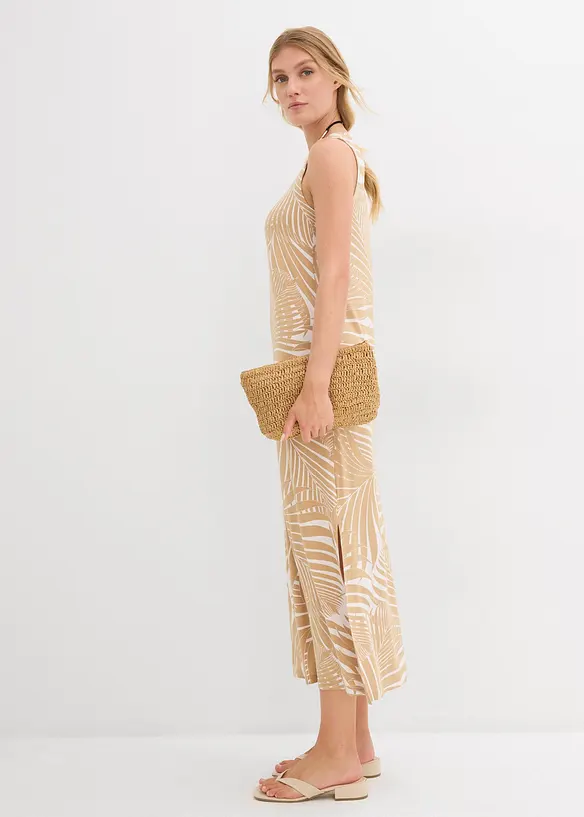 Trikotkjole i lett viskosemiks, bonprix