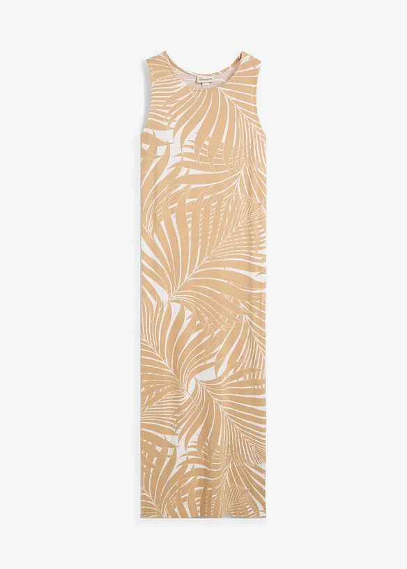 Trikotkjole i lett viskosemiks, bonprix