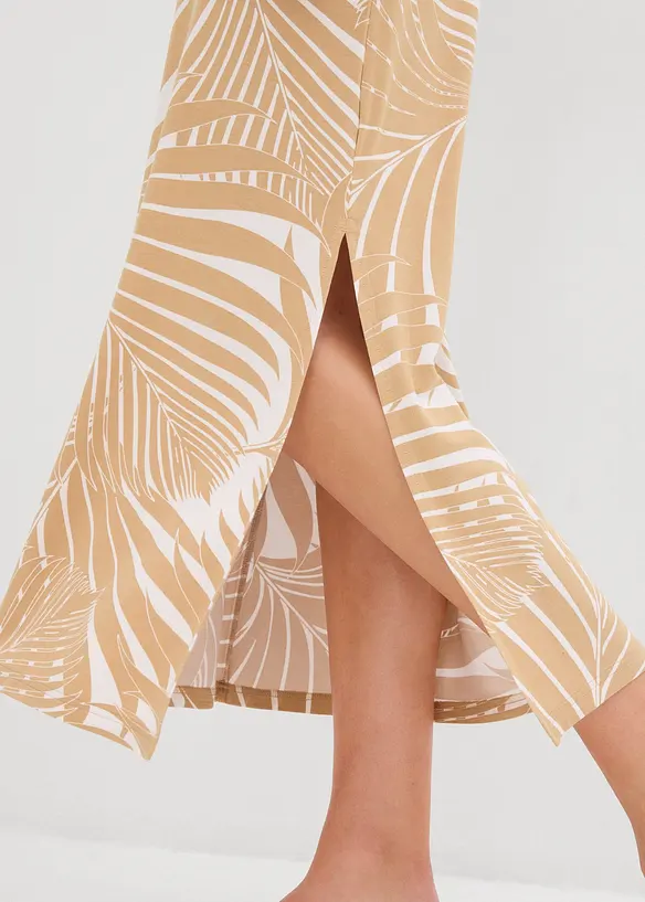 Trikotkjole i lett viskosemiks, bonprix