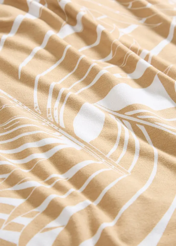 Trikotkjole i lett viskosemiks, bonprix