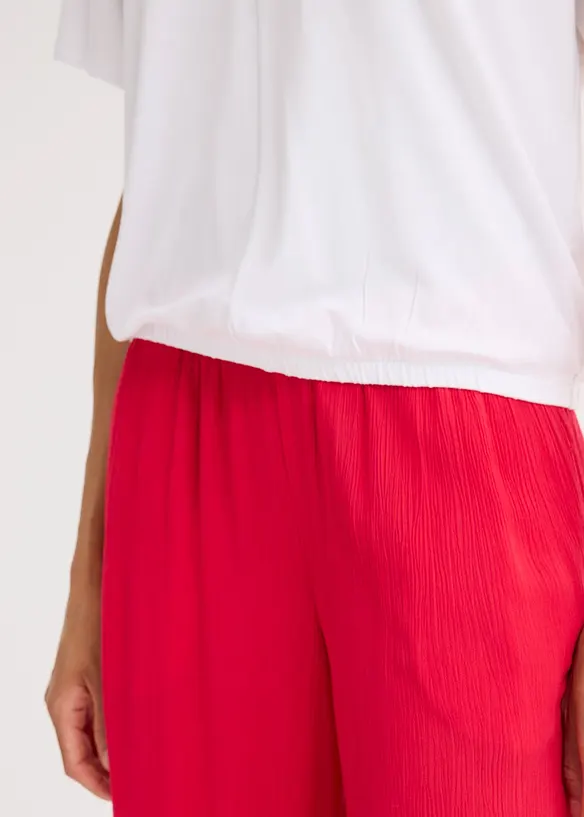 Oversized topp i myk viskosemiks, bonprix