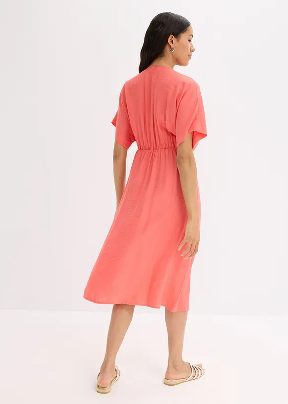 Crinkle tunikakjole, bonprix