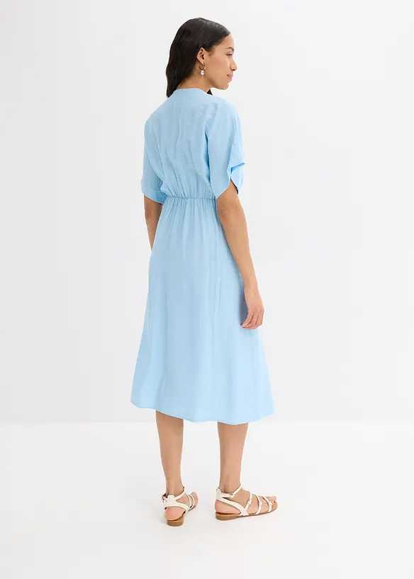 Crinkle tunikakjole, bonprix