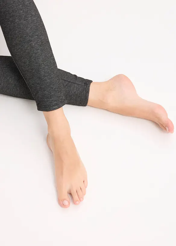 Termoleggings i jeanslook, bonprix