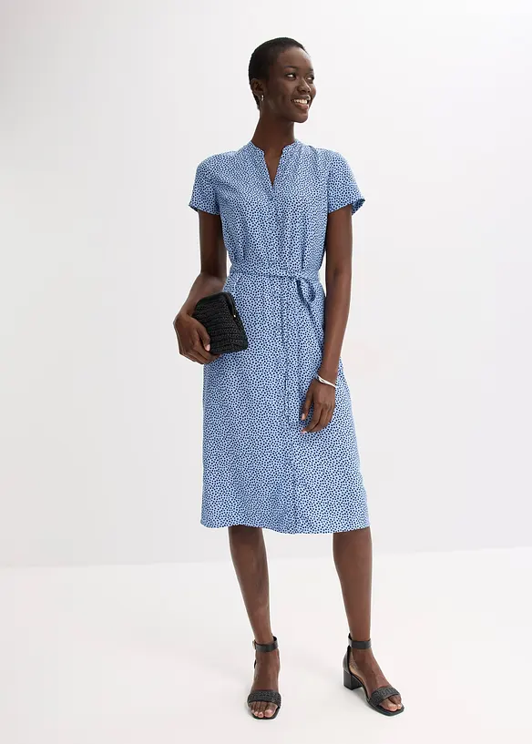 Blusekjole med prikker, bonprix