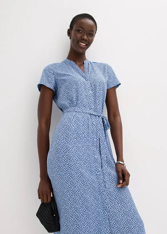 Blusekjole med prikker, bonprix