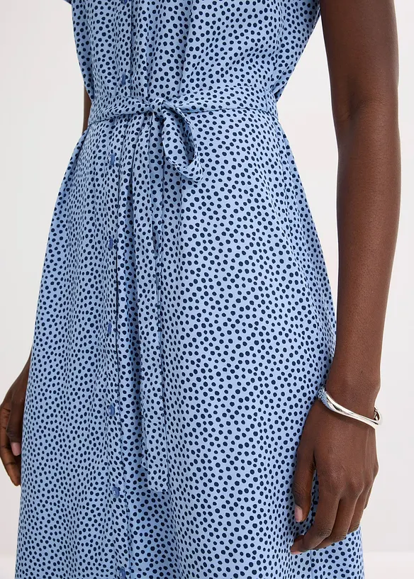 Blusekjole med prikker, bonprix