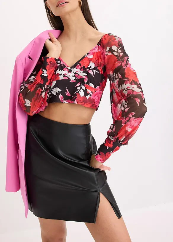 Blusetopp, cropped, bonprix
