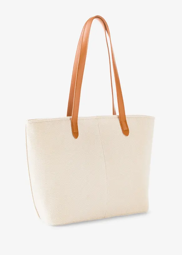 Shopper i kanvas, bonprix
