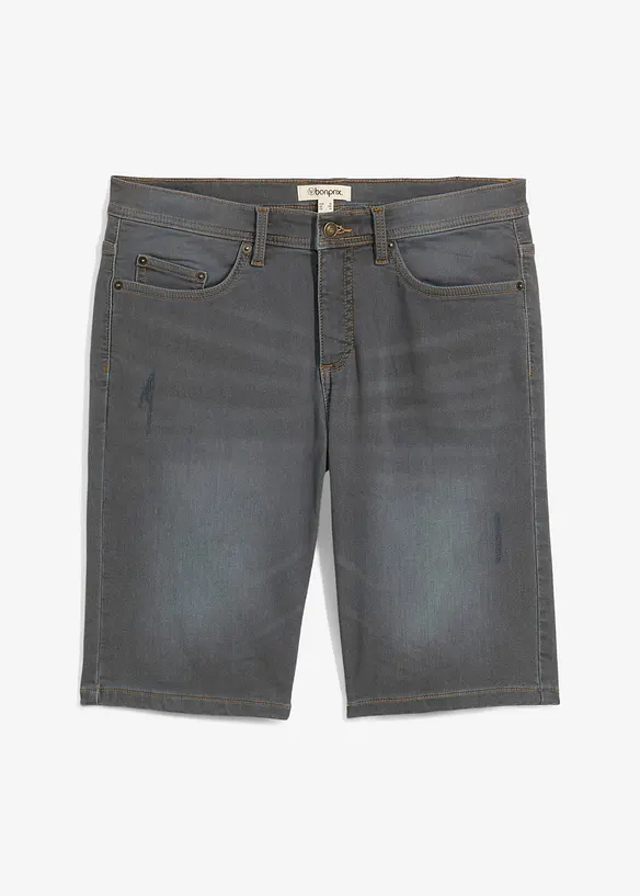 Bermudashorts i sweat-denim med komfortsnitt, Regular Fit, bonprix