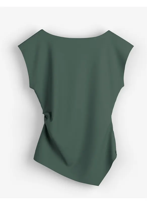 Asymmetrisk topp i behagelig scuba-materiale, bonprix