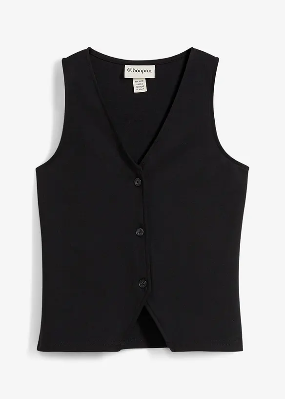 Vest av behagelig Punto di Roma-materiale, bonprix