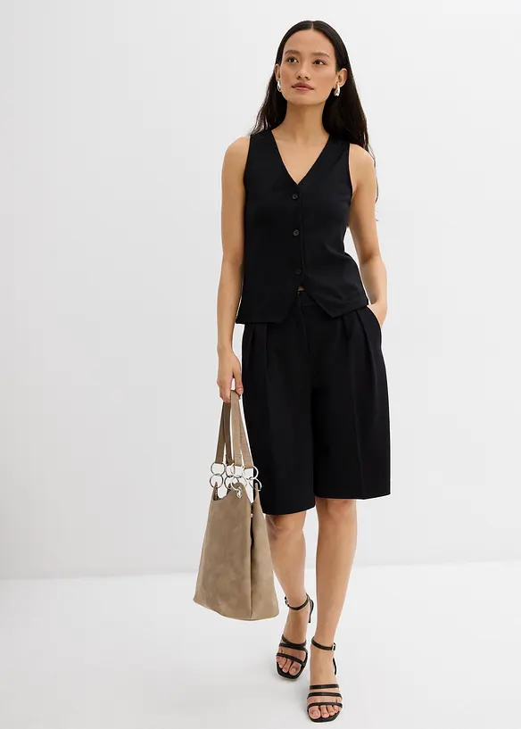 Vest av behagelig Punto di Roma-materiale, bonprix