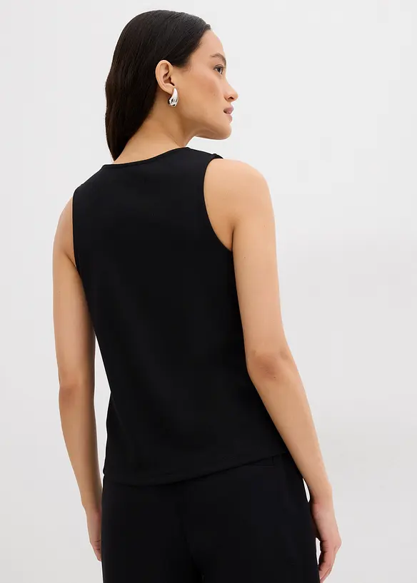 Vest av behagelig Punto di Roma-materiale, bonprix