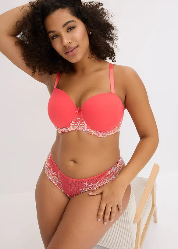 Balconette-BH med flerfargede blonder, bonprix