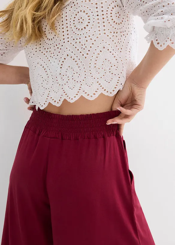 Jersey-bermudashorts i viskosemiks, bonprix