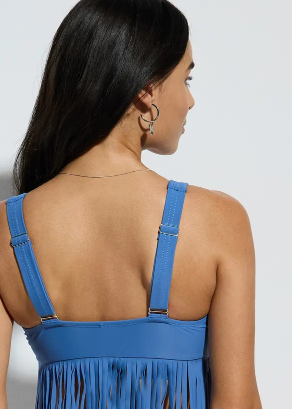 Tankini med frynser (2-delt sett), bonprix