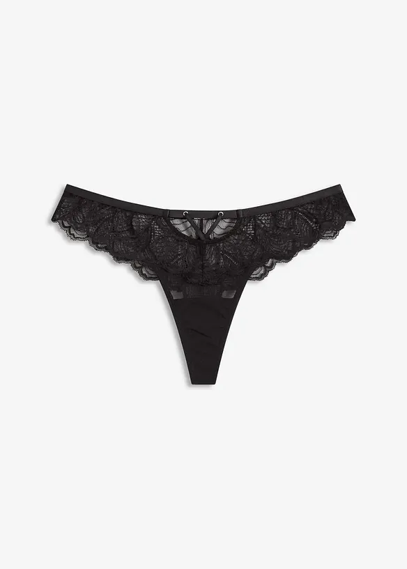 Stringtruse med blonde, bonprix