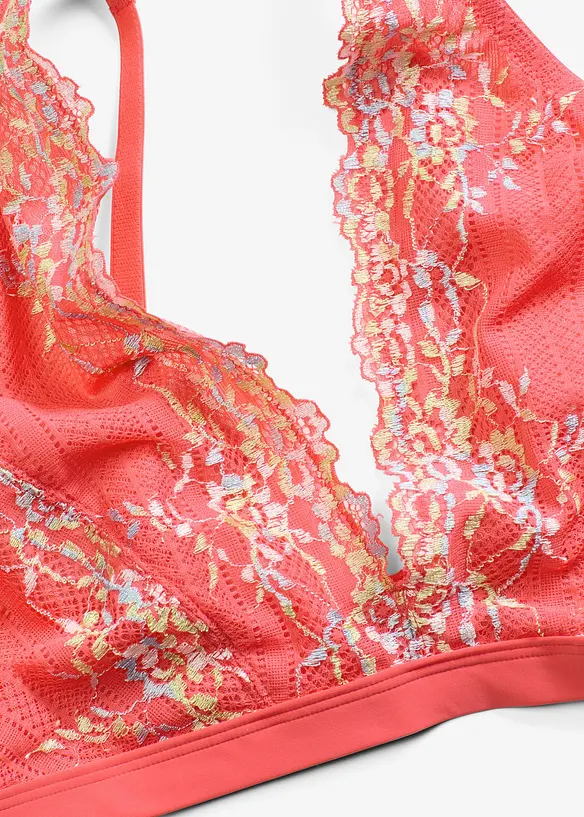 Bralette uten bøyle med  flerfarget blonde, bonprix