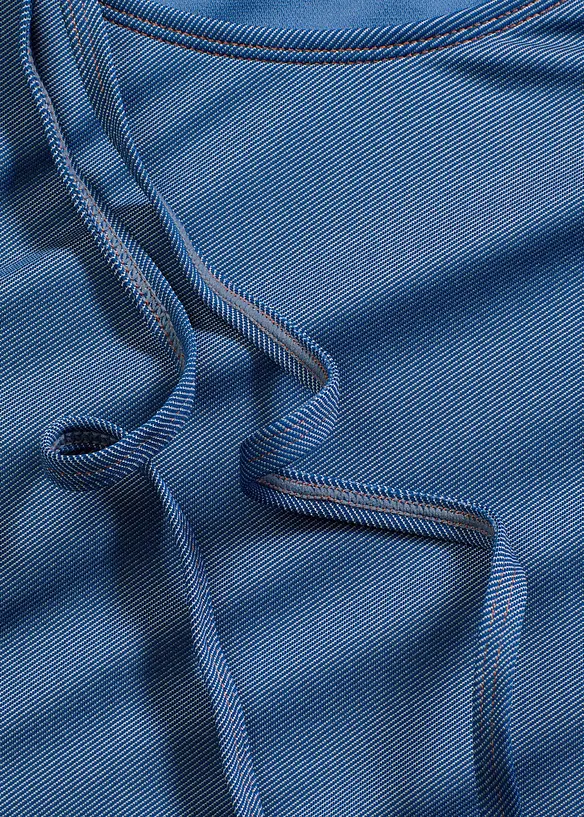 Halterneck-badedrakt i jeans look, bonprix