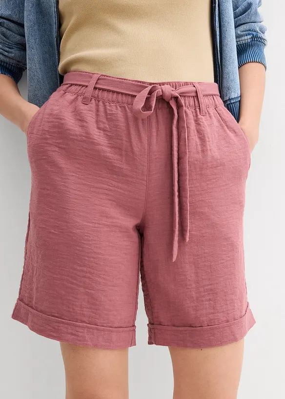 Bermudashorts i paperbag-stil, bonprix