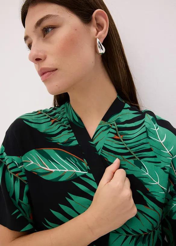 Kimonobluse av lett viskose, bonprix