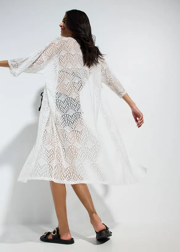 Transparent strandkimono, bonprix
