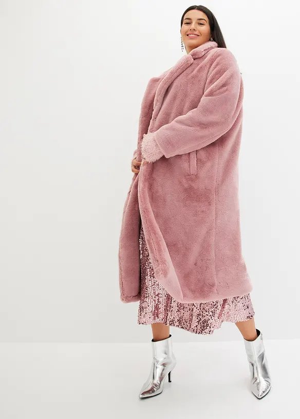 K&aring;pe i fuskepels, bonprix