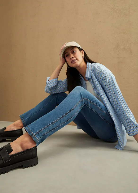 Slim Fit-jeans High Waist, Shaping, bonprix