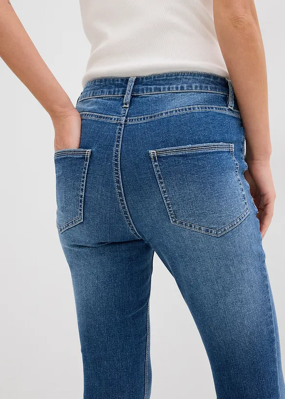 Skinny-jeans Mid Waist, cropped, bonprix
