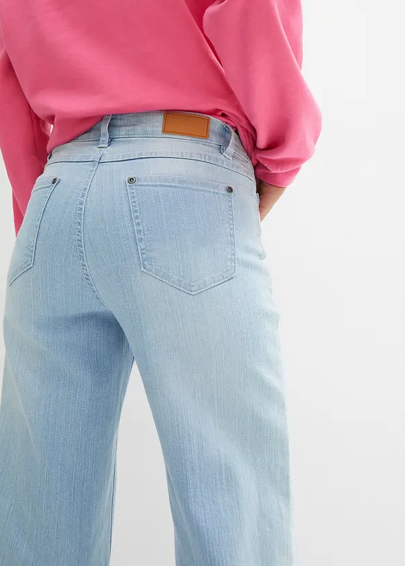 Wide Leg-jeans High Waist, bonprix