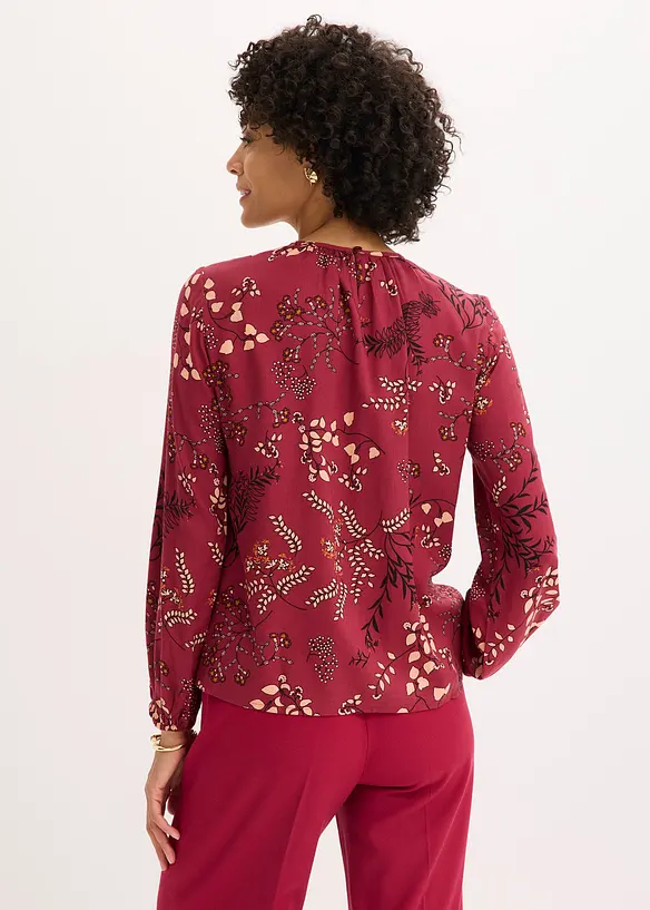 Bluse i klimasmart viskose, bonprix