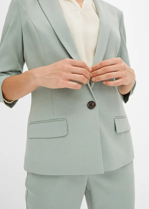 Blazer med draperte ermer, bonprix