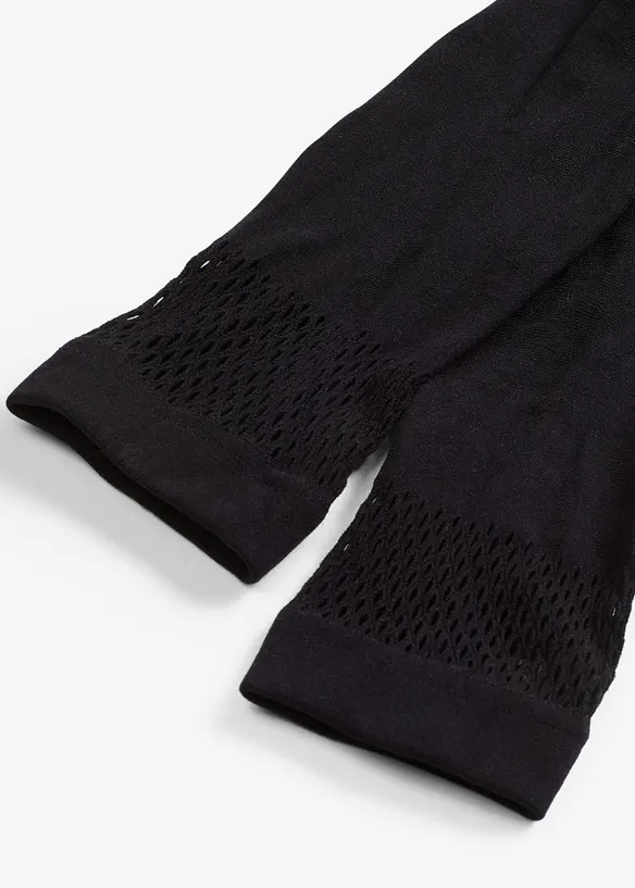 Leggings med "anti-gnisse-effekt" og komfortlinning, 80 DEN, bonprix