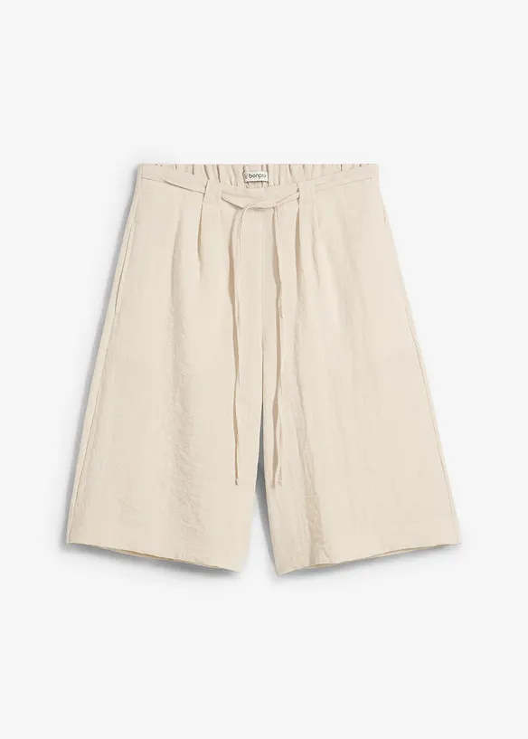 Bermudashorts i lett viskosemiks, bonprix