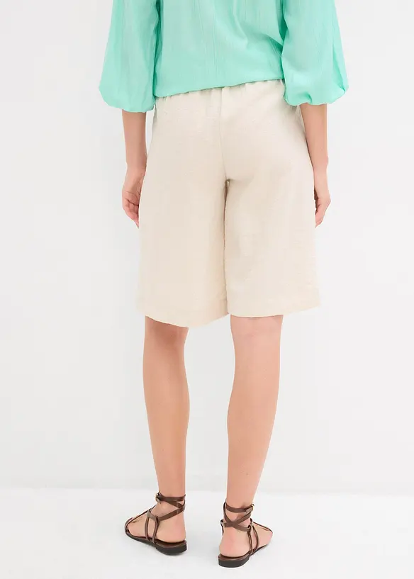 Bermudashorts i lett viskosemiks, bonprix