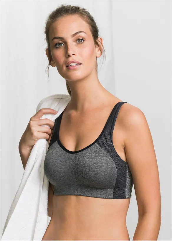 Trenings-BH med middels støtte, bonprix
