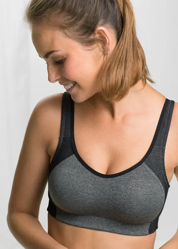 Trenings-BH med middels støtte, bonprix