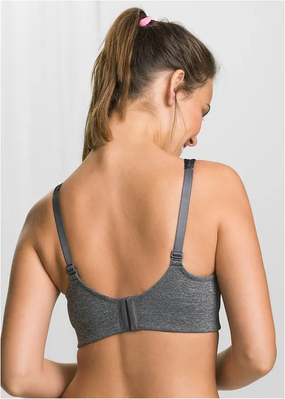 Trenings-BH med middels støtte, bonprix