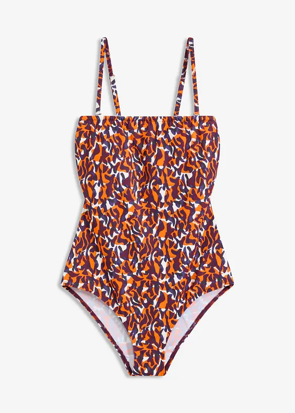 Bandeau-badedrakt med multiway-stropper, bonprix