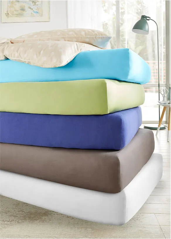 Comfort-stretchlaken i jersey, bonprix
