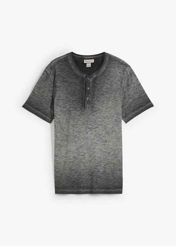 Kortermet bestefartr&oslash;ye i 100% &oslash;kologisk bomull i vasket look, bonprix