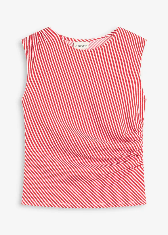 Topp med drapering, bonprix