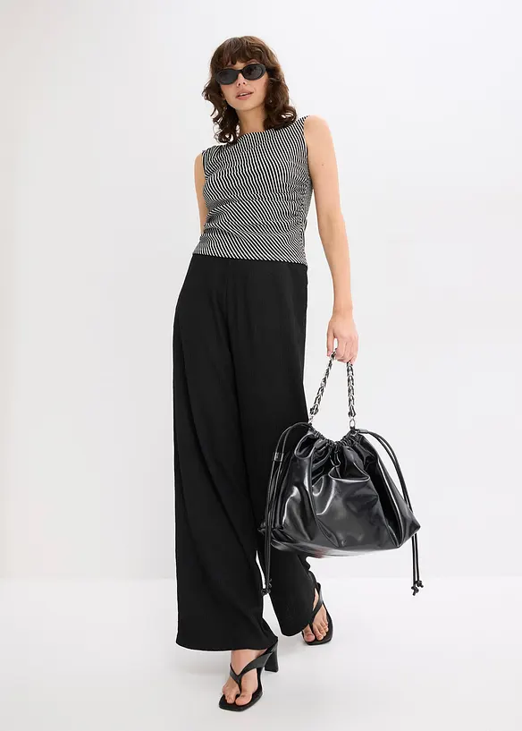 Topp med drapering, bonprix