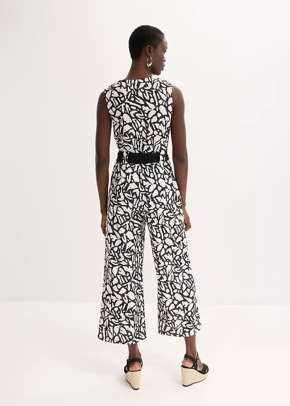 Jumpsuit med trykk, bonprix